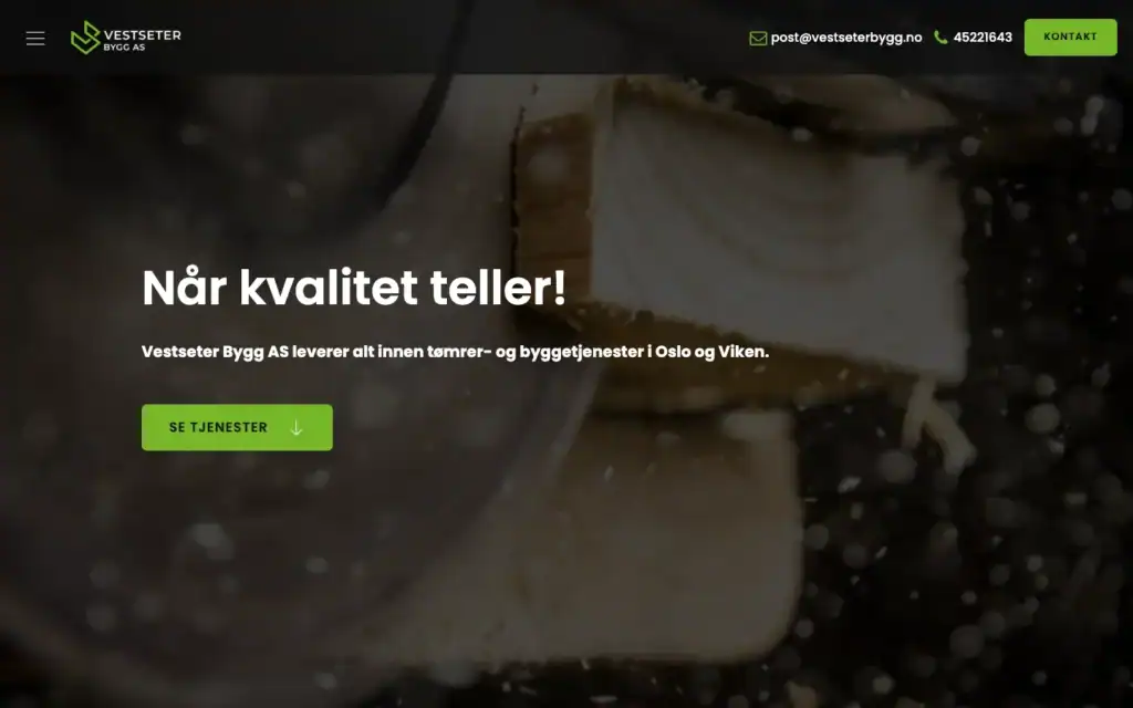 Forsiden til Vestseter Bygg